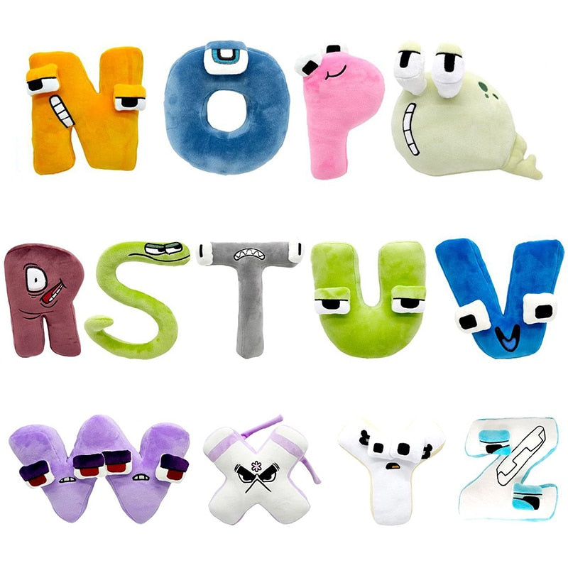 Alphabet Lore - Pelúcias do Alfabeto