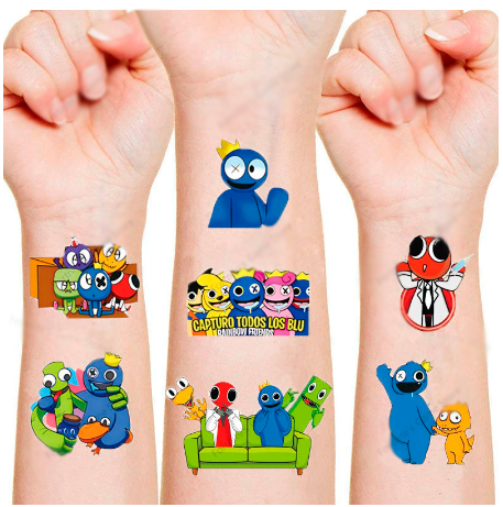 Tatuagem Temporária - Rainbow Friends